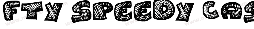 FTY SPEEDY CASUAL字体转换